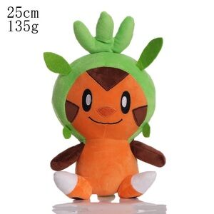 Chespin Plush Toy - Green and Orange